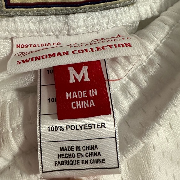 Mitchell & Ness Swingman Vancouver Grizzlies Shorts White Size Medium WORN 1x - Picture 5 of 5